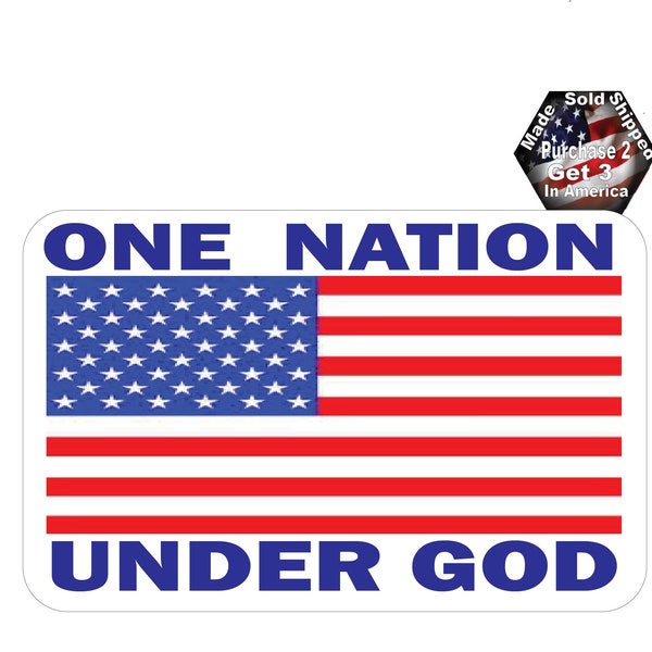 3X5 UNO NATION Sotto Dio USA Reveal Verticale Bandiera Banner - Foto 4