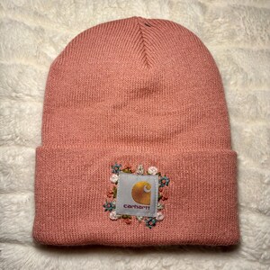 Carhartt Beanie Rose Gold CARHARTT Light Pink Ash Rose Beanie Acrylic Watch Hat Cap | eBay main image 3