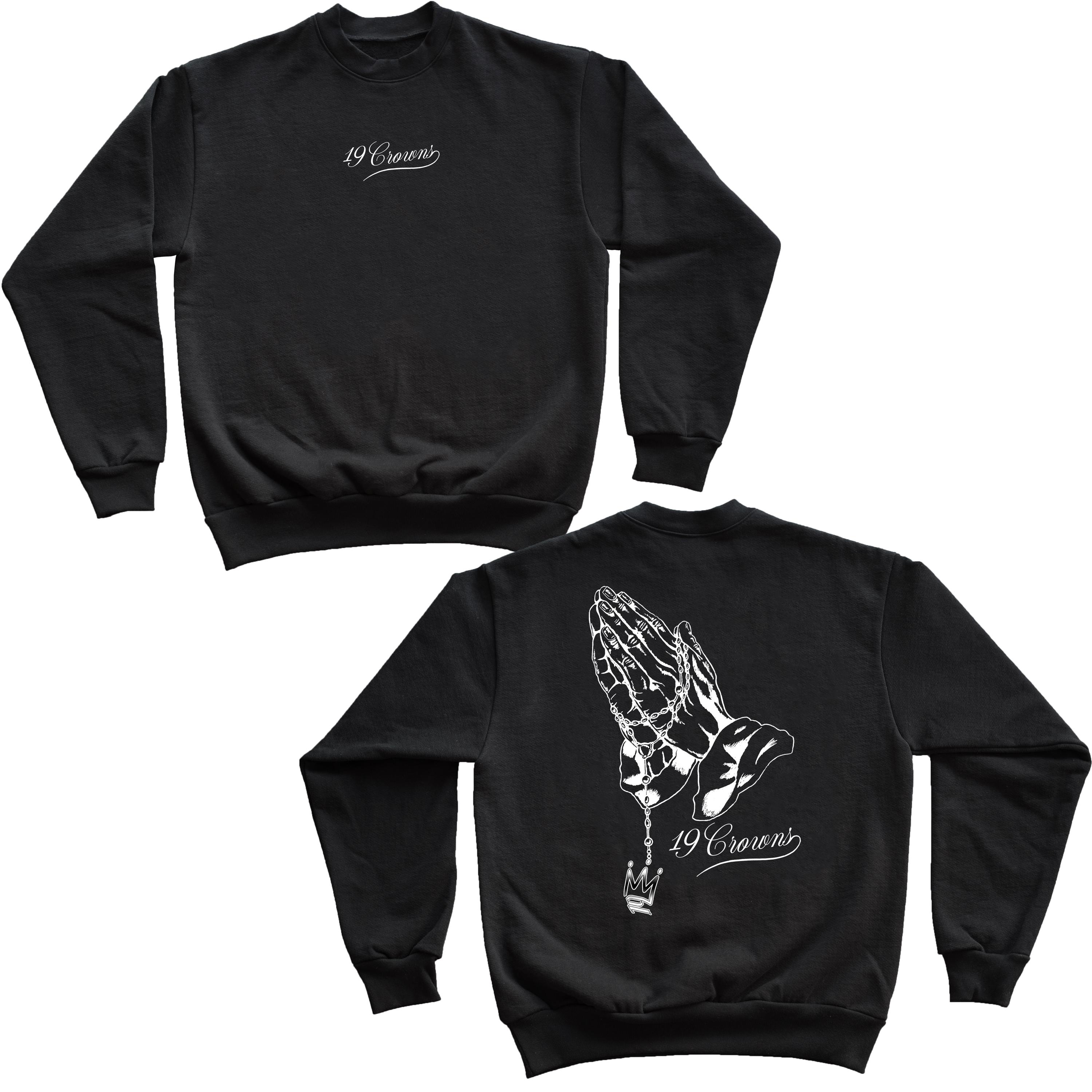 Praying Hands Crewneck - Etsy Canada
