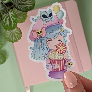 CANDY GIRL Sticker, MrsButterD DTIYS #MrsButterD222k, Draw this in your style entry, Kawaii Stationery, Cute Anime Manga  Chibi Art, Pastel