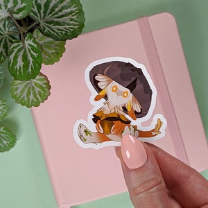 GROUNDED GEOSHROOM Sticker, Genshin Impact Sticker, Genshin Mushroom Beast, Kawaii Monster Sticker, Cute Gaming Stationery, Waterproof Vinyl