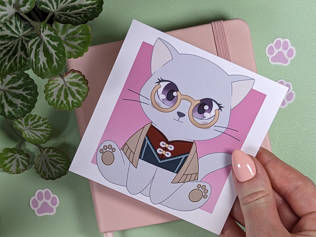 MADAME PING Art Print, Genshin Auswirkungen Poster, süße Wand-Dekor ...