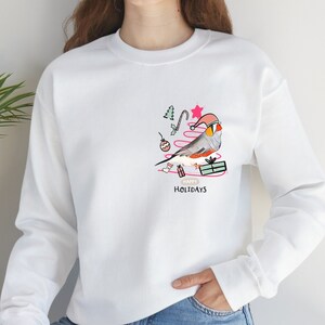 Zebra Finch amante sudadera de invierno de Navidad, regalo de amante de cebra de Navidad Finch, regalo conmemorativo de cumpleaños Finch, jersey temático de pinzones cebra mascota