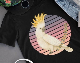Camiseta de cacatúa Regalo para mamá de cacatúa Camiseta para amantes de las aves Lindo regalo de cacatúa Camiseta para dueño de cacatúa Regalo para mamá de loro Regalo para amantes de las aves Cacatúa retro