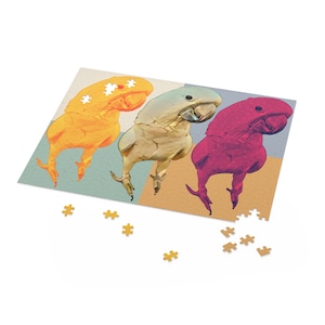 Cockatoo art Puzzle 500-Piec, xmas Cockatoo gift, birthday gift for Cockatoo owner, Cockatoo mom gift, Cockatoo wall  art puzzle home decor