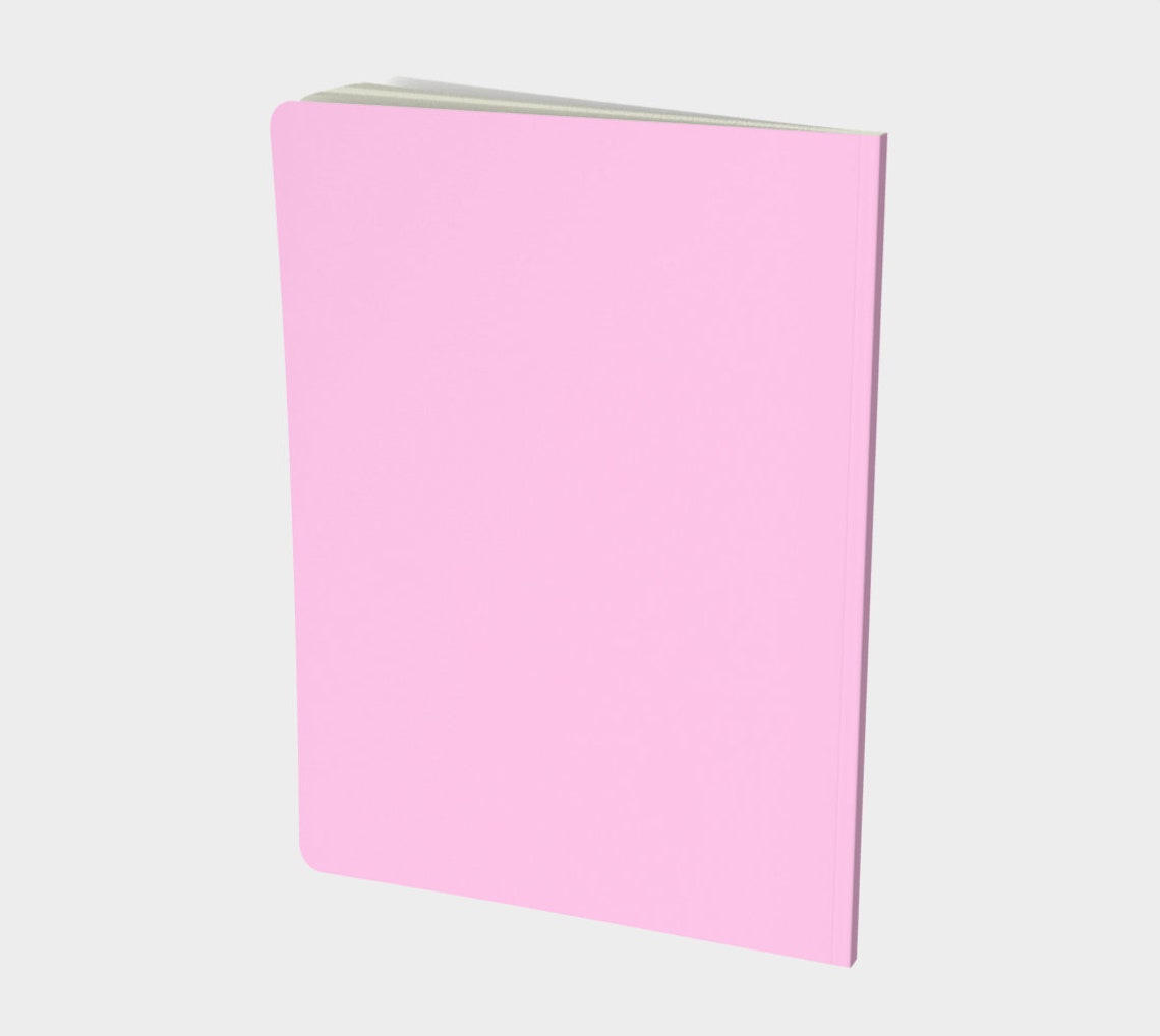 Light pink Large Notebook Journal Sketchbook Diary Etsy