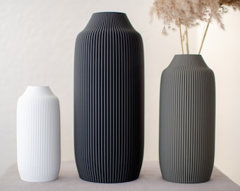 Decorative vase / 3D print “Två” / up to 60 cm / vase / pampas grass / dried flowers / decoration / eucalyptus / bouquet / gypsophila
