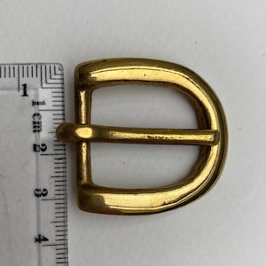 Small Solid Brass Belt buckle