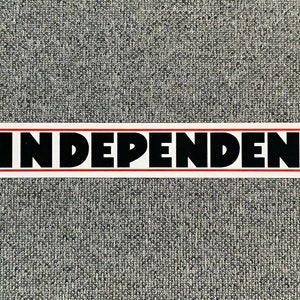 Independent Trucks Bar Skateboard Sticker 4 inches White