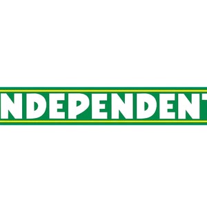 Independent Truck Bar Skateboard Sticker Green 6&quot;