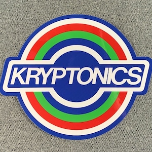 Kryptonics Skateboard Sticker 5.5 inches