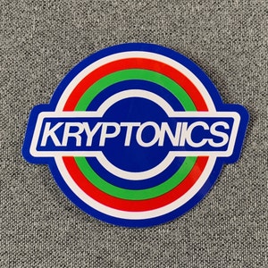 Kryptonics Skateboard Sticker 3.25 inches