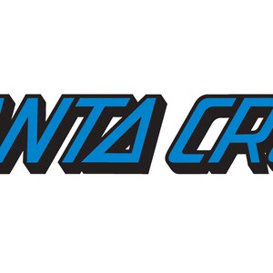 Santacruz Classic Strip Skateboard Aufkleber 13cm Blau