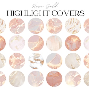 Pink Instagram Highlight Covers, Rose Gold Ig Story Icons, Highlights Instagram, highlight icons, Instagram Story Covers