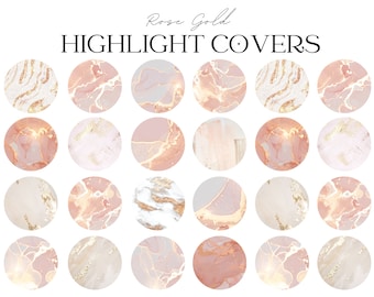 Pink Instagram Highlight Covers, Rose Gold Ig Story Icons, Highlights Instagram, iconos destacados, Instagram Story Covers