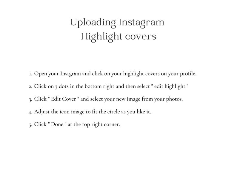 Highlights Include Minimalist Highlight Covers for Instagram, Ig Story Icons, Highlights ...