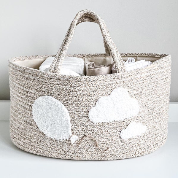 Boucle Windelhalter, Neugeborenen Geschenk, Baby-Dusche-Geschenk, Kinderzimmer Lagerung, Baby Geschenk, Baby Organisator, Windel Caddy UK