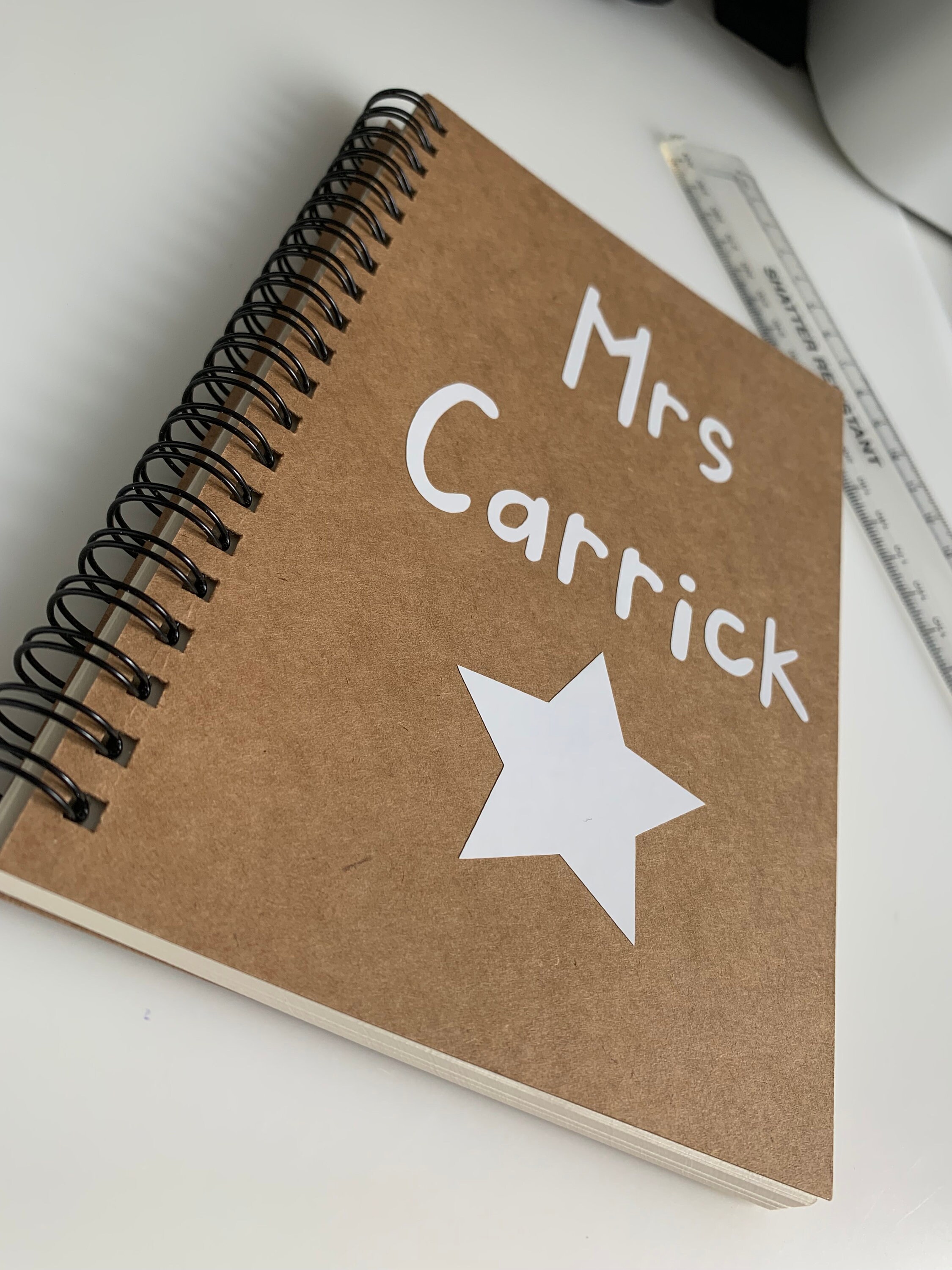 Small Spiral Personalised Sketchbook Etsy UK