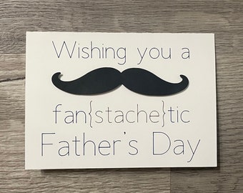 Punny Father’s Day Card - Mustache