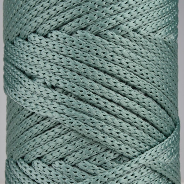 Corde en macramé, polyester Premium de 5 mm, fil de passe-temps en polyester de polyester de qualité supérieure, corde pour motifs, corde PP