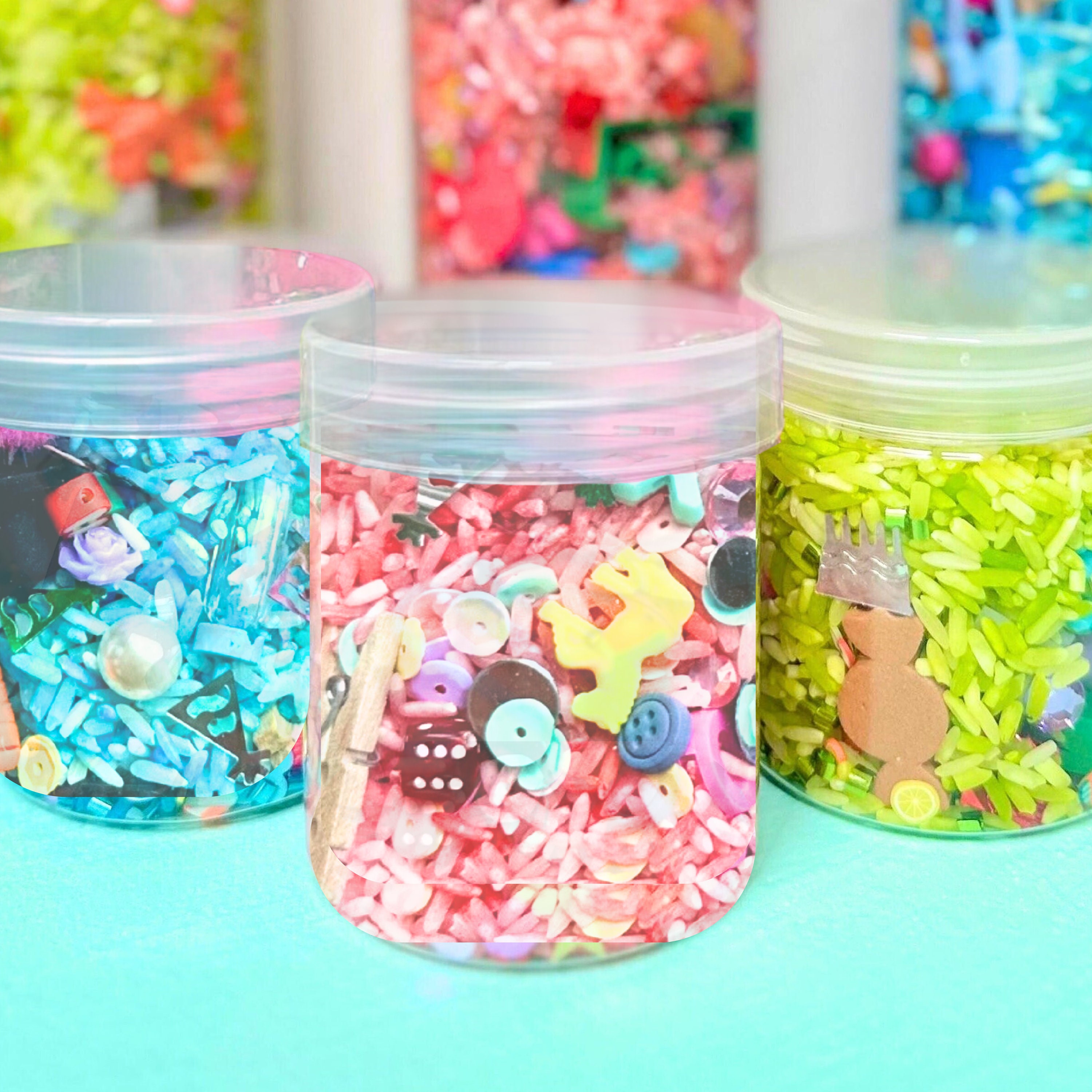 I Spy Jar: Travel Sensory Toy, Road Trip Game, Kids Party Favor