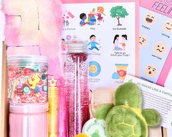 Mental Health Sensory Kit: Calm Corner, Fidget Toys, Coping Skills for Kids
