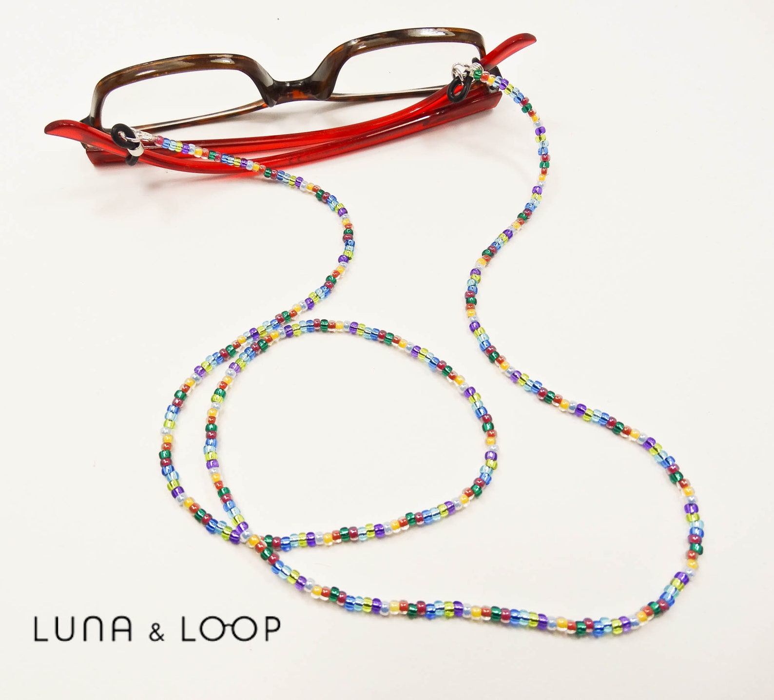 Festival Loop Glasses Chain with loops for sunglasses reading Etsy