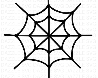 Spider Web SVG, Spider Web Png, Halloween Cut File (Digital Download)