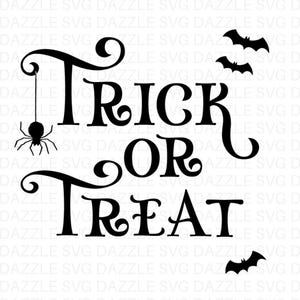 Trick or Treat SVG PNG, Halloween Clipart Svg, Halloween Svg, Halloween Shirt, Halloween Quotes Svg, Trick or Treat Bag Svg, Halloween Svg