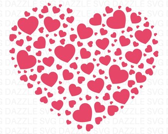 Heart SVG PNG, Valentine Shirt Clipart (Digital Download)
