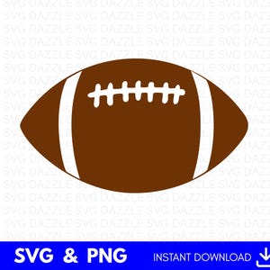 Football SVG, Football PNG, Football Vector, Football Cut Files, Football Football Clipart, Sports Svg, American Football Svg