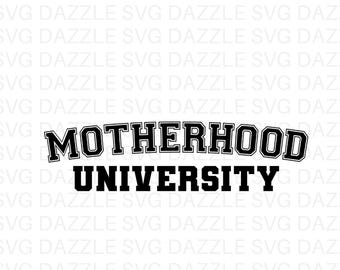 Università della maternità in formato SVG, maglietta divertente per mamma, vita da mamma in formato SVG, mamma in formato SVG, mamma in formato SVG, maglietta della maternità, modalità mamma in formato SVG, mamma divertente in formato SVG, maternità in formato SVG