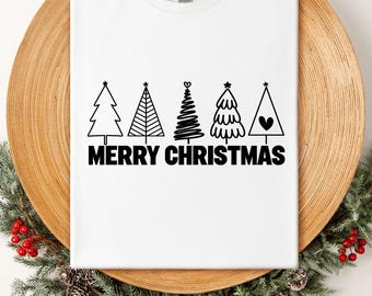 Christmas SVG, Snowflake SVG, Merry Christmas SVG, Christmas Shirt Svg, Christmas Trees Svg, Winter Svg, Christmas Digital Download