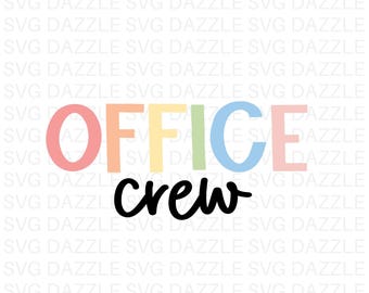 Kantoorpersoneel Svg, Office Team Svg, secretaris Svg, terug naar school Svg, kantoorpersoneel Svg, collega Svg, Office Squad Svg, Front Office Squad
