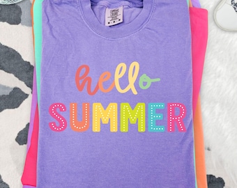 Verano SVG, Hola Verano SVG, Camisa de Verano SVG, Playa SVG, Cita de Verano SVG, Descarga Digital de Verano, Archivo de Corte de Verano