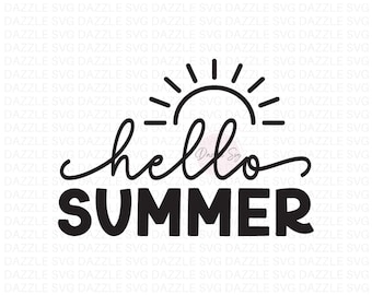 Hola Verano Svg Png: Diseño de Camiseta de Verano