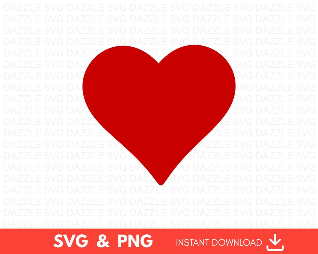 Heart Svg, Heart Png, Heart Clipart, Cut File Cricut, Valentine's Day ...