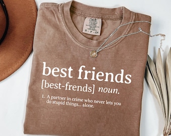 SVG PNG de Mejores Amigas, SVG para Camiseta de Mejores Amigas, SVG de Amistad, Archivo de Corte SVG para Mejores Amigas, SVG para Camisetas a Juego, Sublimación, SVG de Diseño Divertido para Camiseta