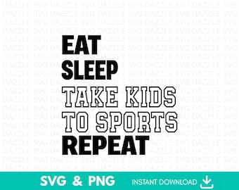 Sports Mom SVG PNG: Sport Shirt Design (Digital Download)