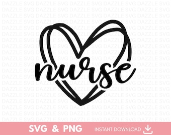 Krankenschwester SVG PNG: Krankenschwester Shirt (Digitaler Download)