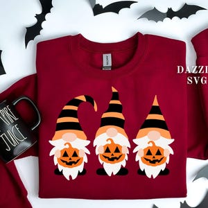 Gnomes Svg, Halloween Gnomes Svg, Halloween Svg, Fall SVG, Spooky Svg, Tshirt Pumpkin Svg, Halloween Svg Files for Cricut, Digital Download