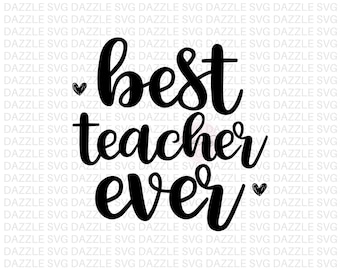 Mejor maestro de la historia Svg, camiseta de maestro, Svg de agradecimiento al maestro, regalo para el maestro, Svg de regreso a clases, Svg de vida de maestro, archivos de corte para maestros
