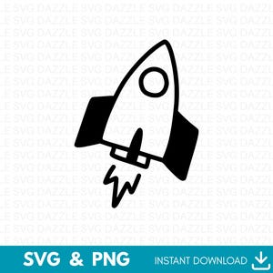 Rocket Ship Svg,  Rocket Clipart, Rocket Svg, Rocket Ship Png, Rocket Clip Art, Rocket Vector, Rocket Ship Launch, Digital Download