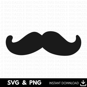 Bigode Svg, Vetor de Bigode, Clipart de Bigode Svg, Barba de Homem Svg, Dia dos Pais SVG, Camisa de Pai Svg, Arquivo de Corte Svg, Download Digital