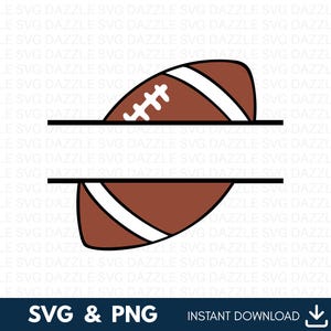 Football SVG, Football PNG, Football Name Frame, Football Monogram Svg, Football Vector Svg, Football Cut Files, Football Clipart