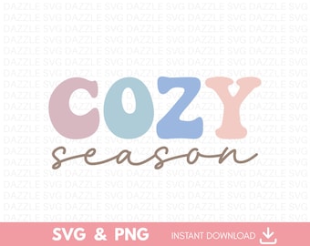Cozy Season Svg, Winter Svg, Sweater Weather Svg, Sweater Svg, Merry Christmas Svg, Autumn svg, Fall svg, Christmas Vibes svg