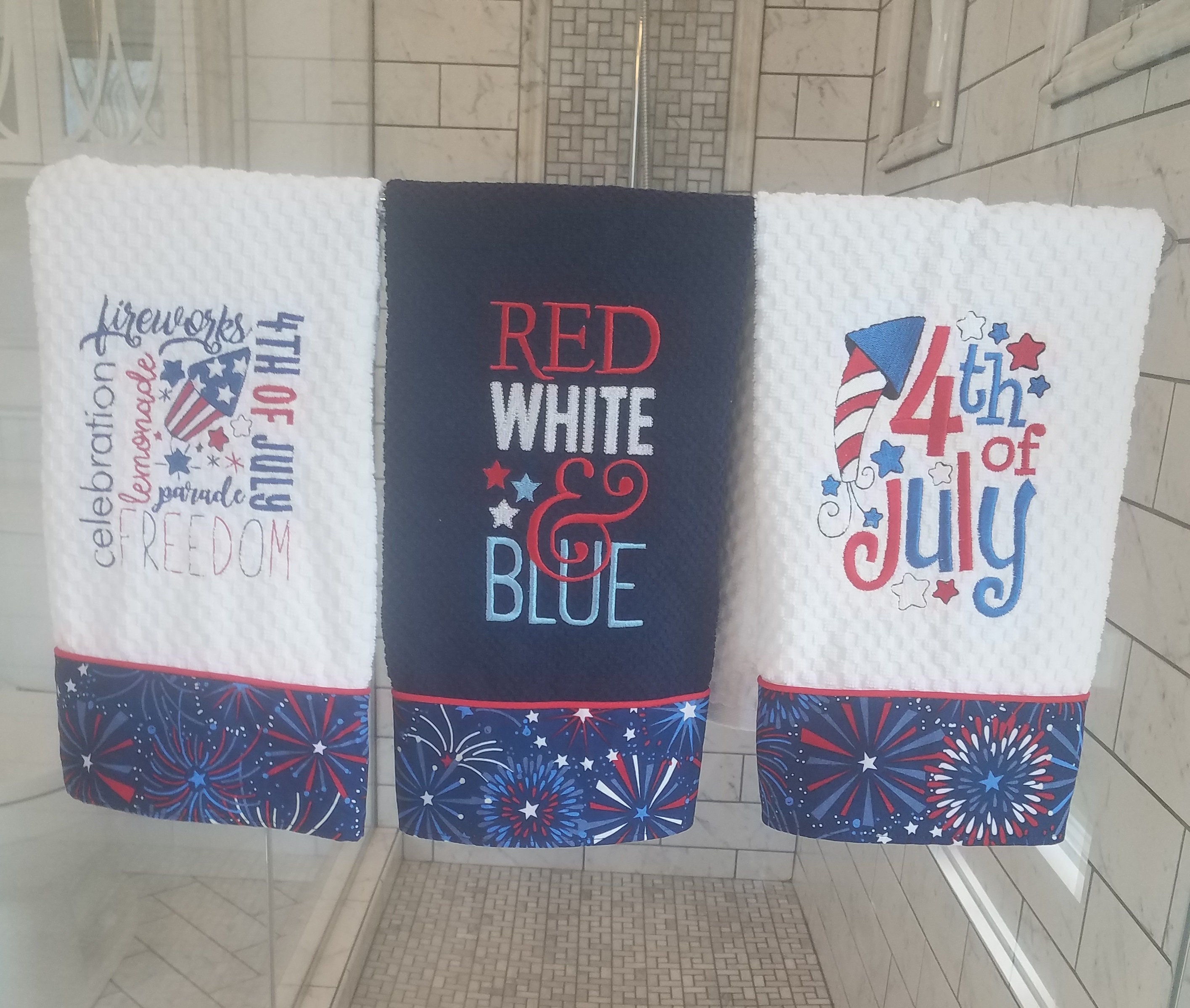 4th of July Towel Etsy