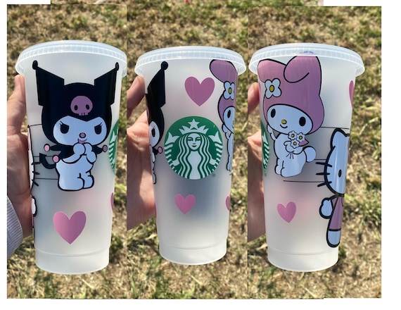 Hello Kitty X Kuromi X My Melody Starbucks Cup - Etsy