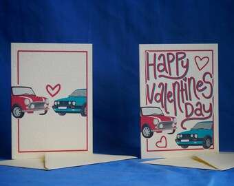 Classic Car Valentine's Cards