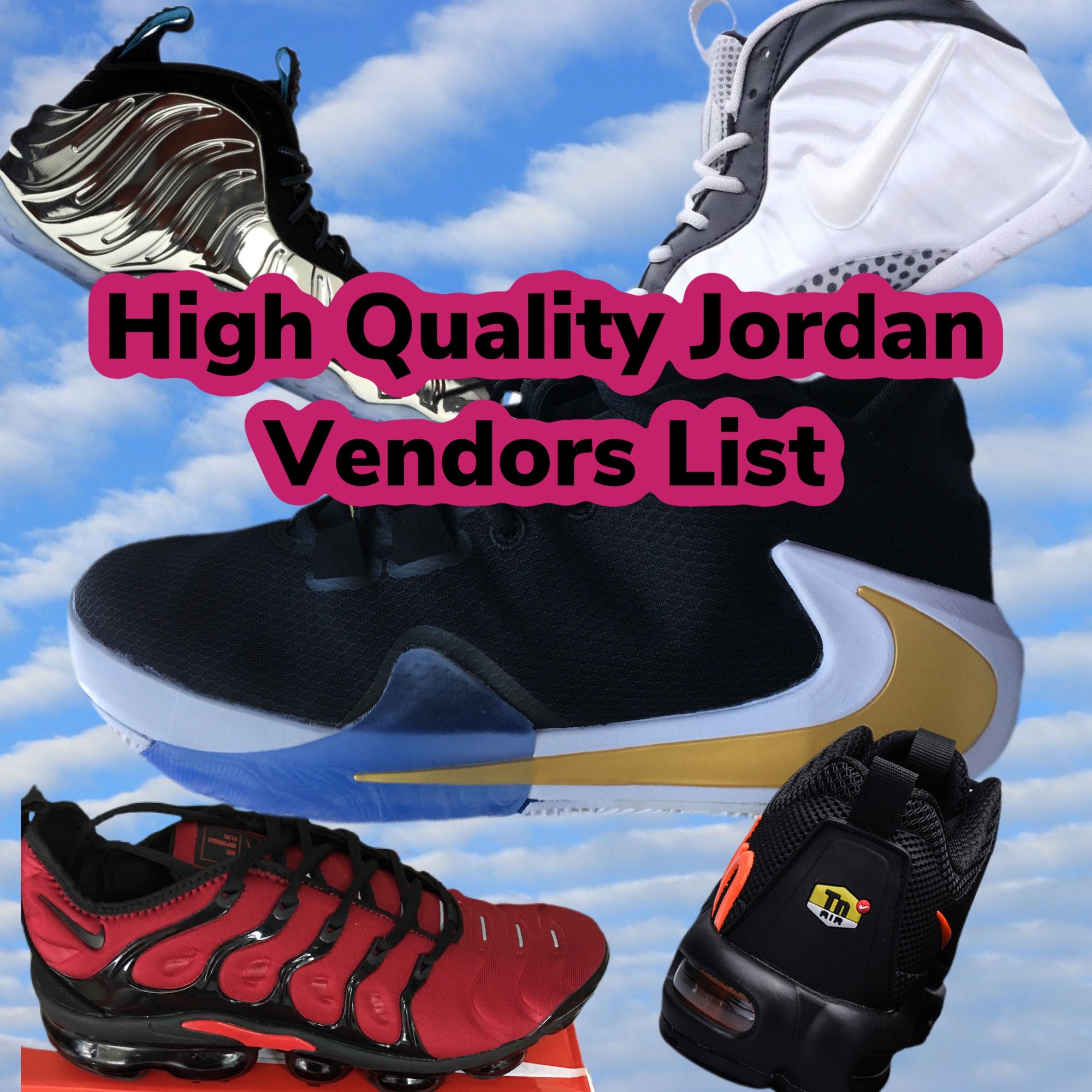 High Quality Jordan Vendors list Etsy